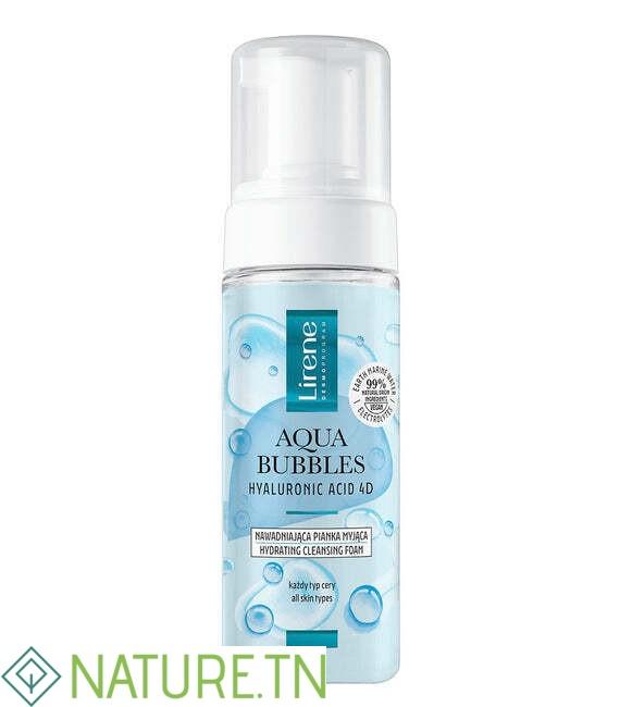 LIRENE AQUA BUBBLES MOUSSE NETTOYANTE 150ML 1 LIRENE AQUA BUBBLES MOUSSE NETTOYANTE 150ML 1
