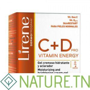 LIRENE C+D PRO VITAMIN ENERGY GEL CREME PEAUX NORMALES A MIXTES 50ML