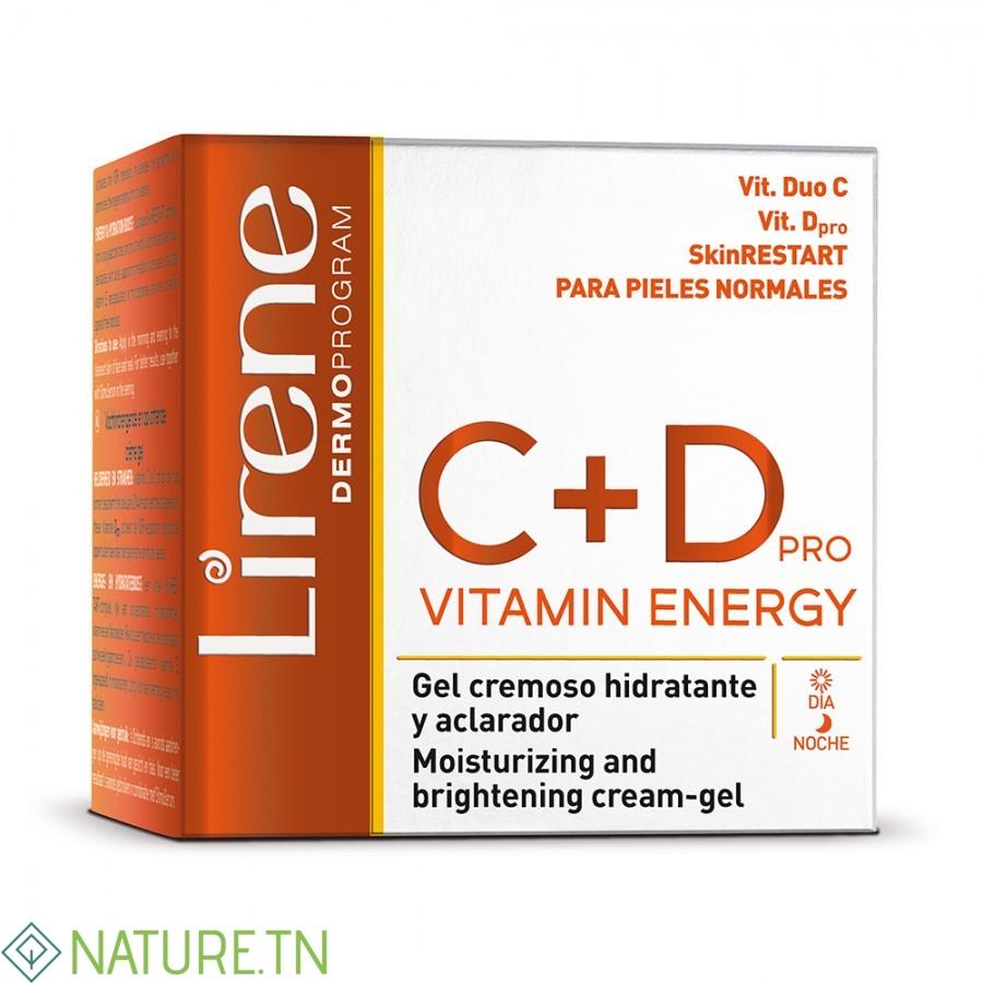 LIRENE C+D PRO VITAMIN ENERGY GEL CREME PEAUX NORMALES A MIXTES 50ML 3 LIRENE C+D PRO VITAMIN ENERGY GEL CREME PEAUX NORMALES A MIXTES 50ML