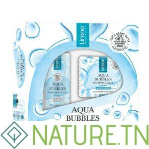 LIRENE COFFET AQUA BUBBLES HYDRO GEL 50ML+EAU MICELLAIRE 200ML