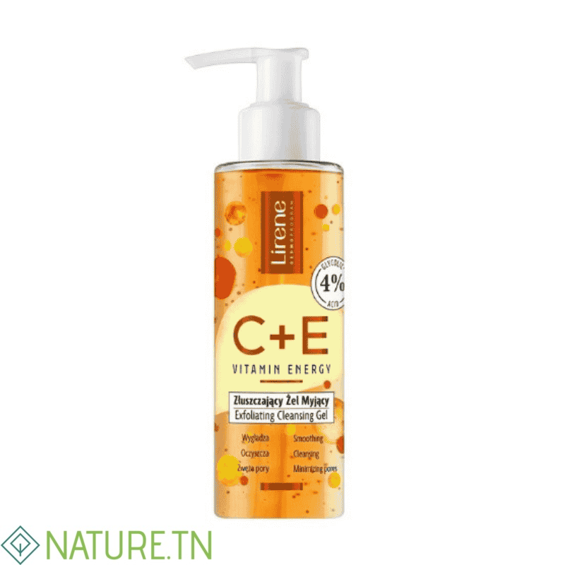 LIRENE GEL EXFOLIANT VISAGE C+E VITAMINE ENERGIE 145ML 2 LIRENE GEL EXFOLIANT VISAGE C+E VITAMINE ENERGIE 145ML 2