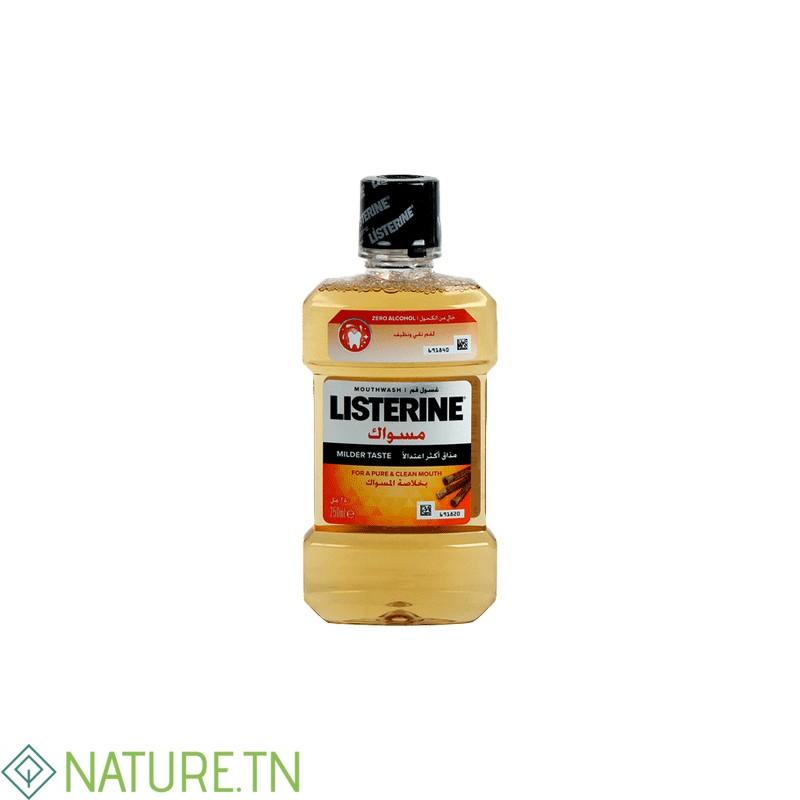 LISTERINE BAIN DE BOUCHE MISWAK 250ML 3 LISTERINE BAIN DE BOUCHE MISWAK 250ML