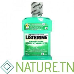 LISTERINE BAIN DE BOUCHE PROTECTION DENTS ET GENCIVES MENTHE FRAICHE 500ML