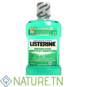 LISTERINE BAIN DE BOUCHE PROTECTION DENTS ET GENCIVES MENTHE FRAICHE 500ML