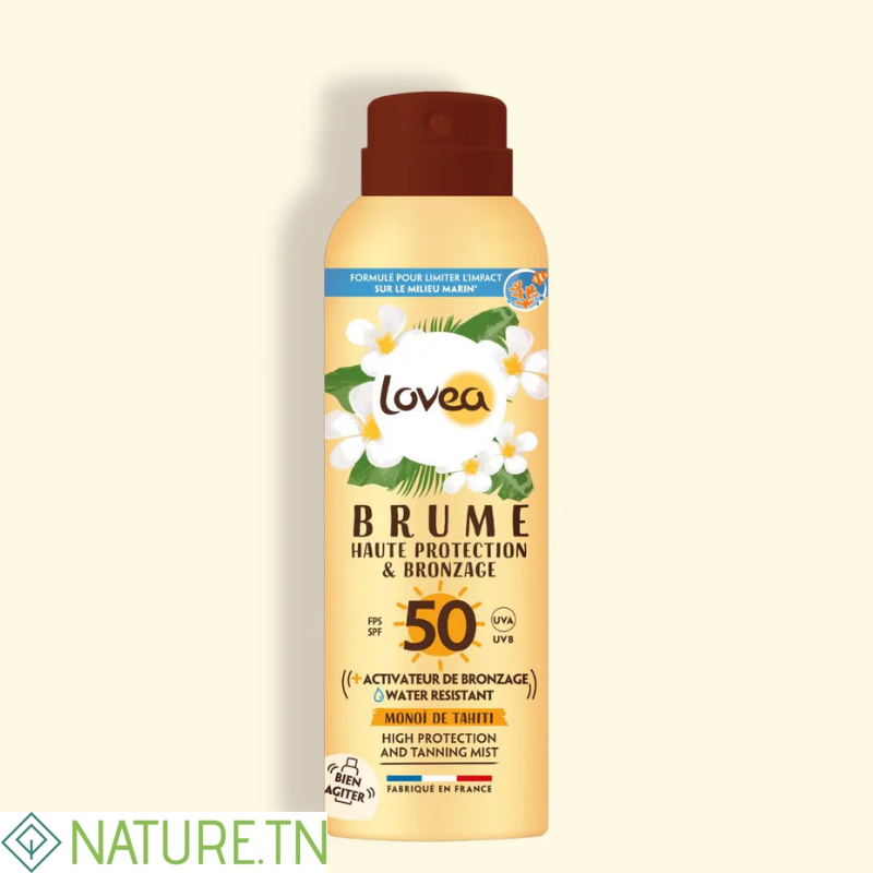 LOVEA BRUME HAUTE PROTECTION & BRONZAGE MONOI DE TAHITI SPF50 150ML 2