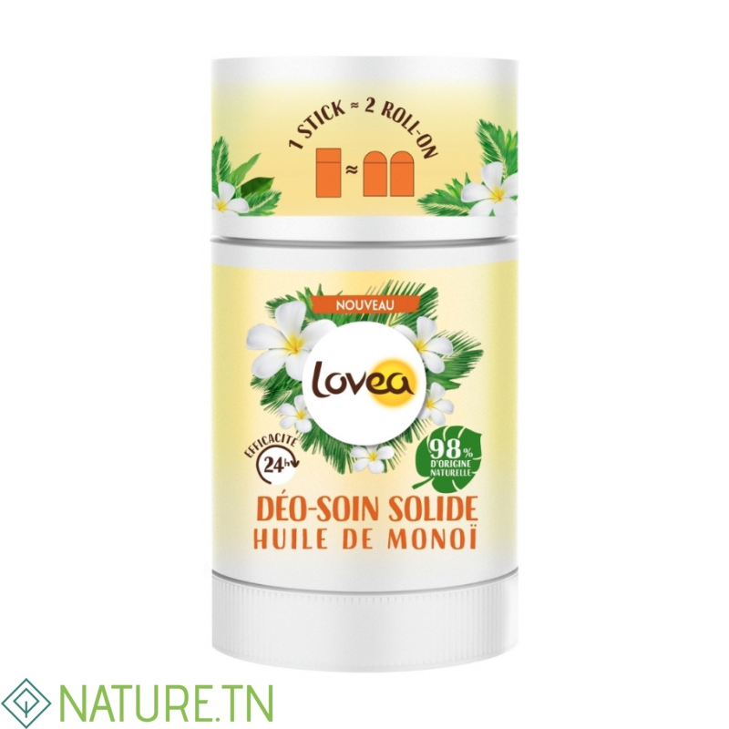 LOVEA DEODORANT SOIN SOLIDE HUILE DE MONOI 50GR 1 LOVEA DEODORANT SOIN SOLIDE HUILE DE MONOI 50GR 1