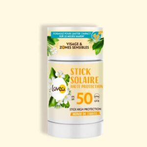 LOVEA STICK SOLAIRE VISAGE & ZONES SENSIBLES MONOI DE TAHITI HAUTE PROTECTION SPF50 40GR