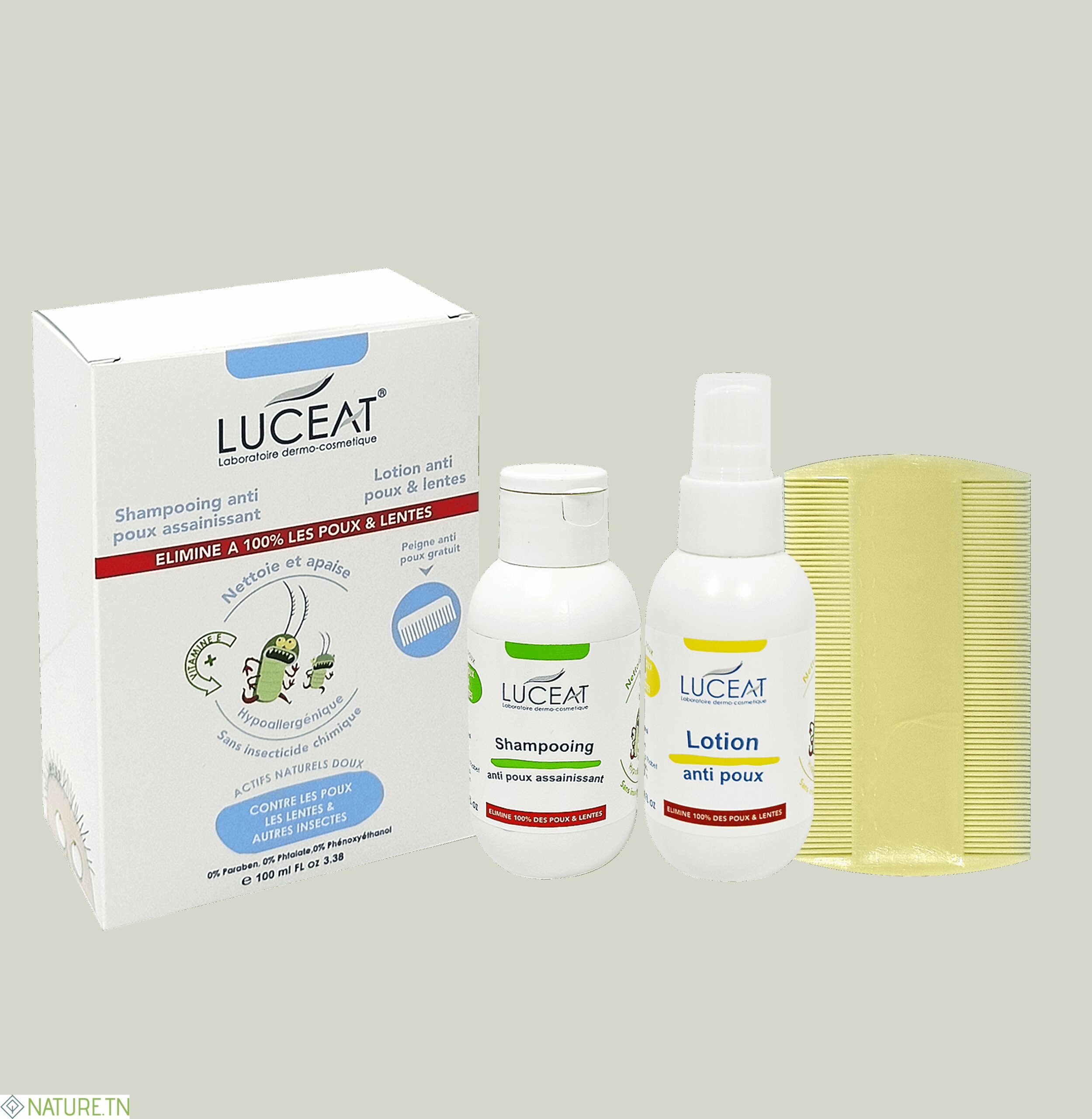 LUCEAT KIT ANTI POUX 2 EN 1 2 LUCEAT KIT ANTI POUX 2 EN 1 2