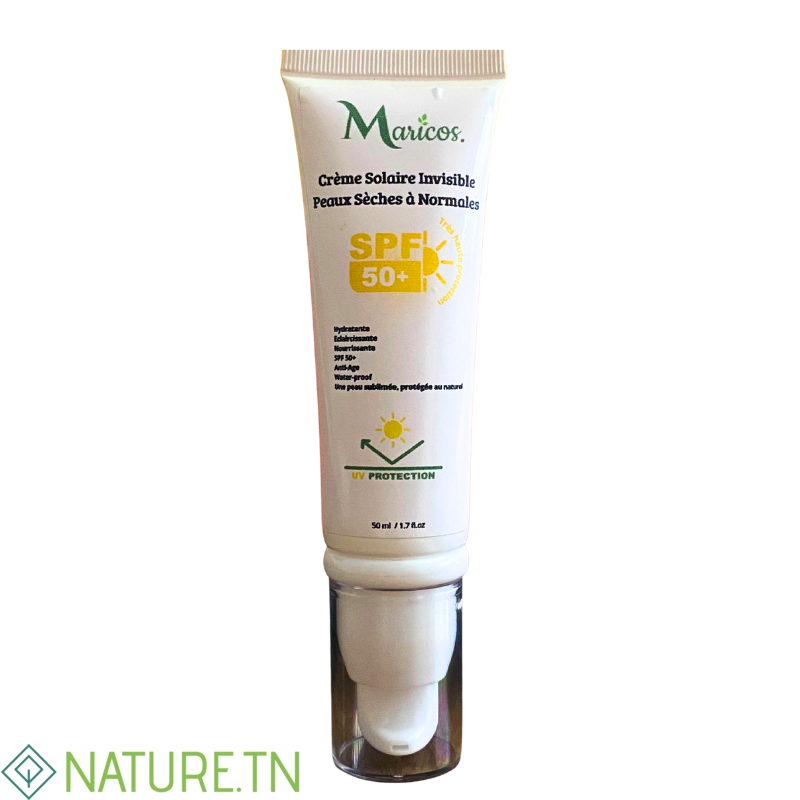 MARICOS CREME SOLAIRE INVISIBLE PEAUX NORMALES A GRASSES 50ML 1 MARICOS CREME SOLAIRE INVISIBLE PEAUX NORMALES A GRASSES 50ML 1