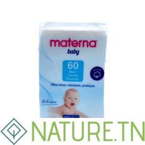 MATERNA BABY COTON MAXI CARRES DOUCEUR BT/60