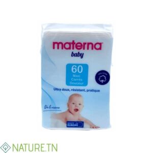 MATERNA BABY COTON MAXI CARRES DOUCEUR BT/60