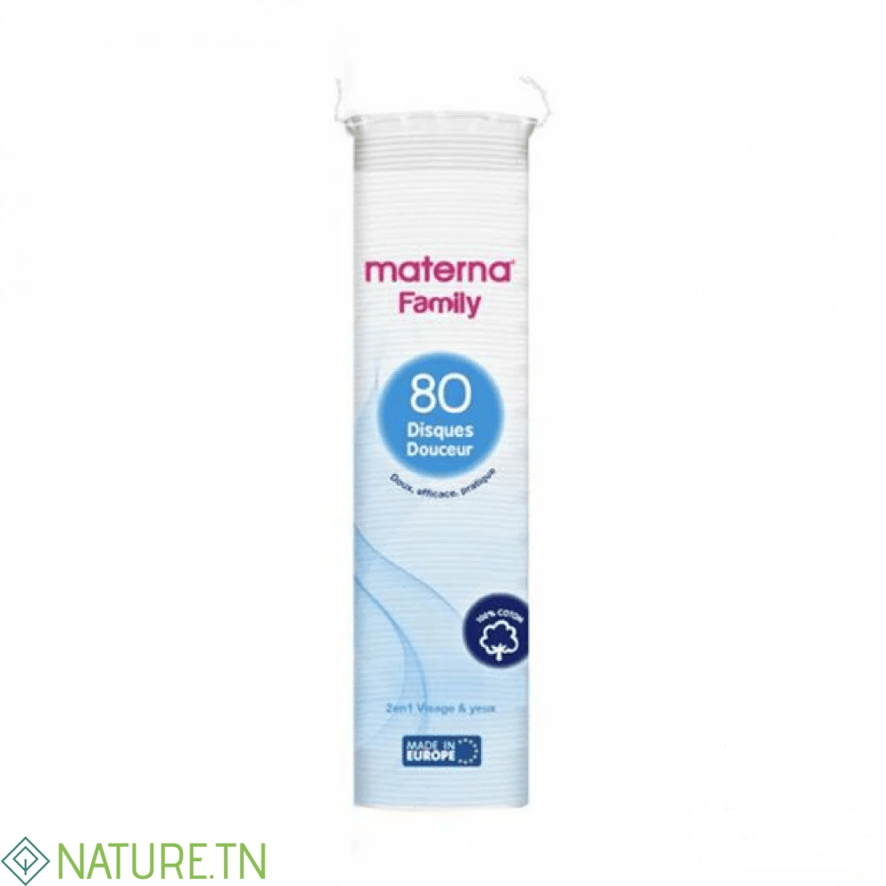 MATERNA DISQUE DEMAQUILLANT BT 80 UNITES 3 MATERNA DISQUE DEMAQUILLANT BT 80 UNITES