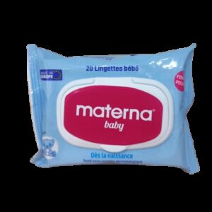 MATERNA LINGETTES FORMAT POCKET BOITE DE 20