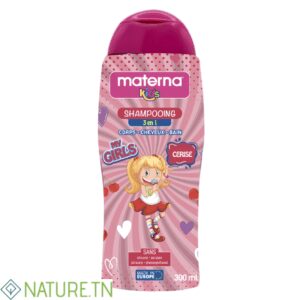 MATERNA SHAMPOOING 3EN1 KIDS CERISE 300ML