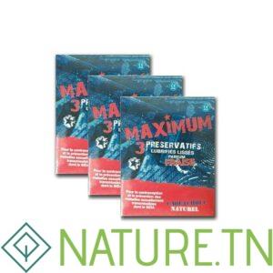 MAXIMUM PRESERVATIF PARFUM FRAISE BT/3