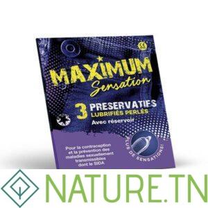 MAXIMUM SENSATION PRESERVATIF BT/3