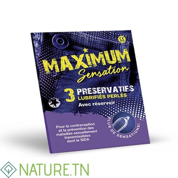 MAXIMUM SENSATION PRESERVATIF BT/3 1