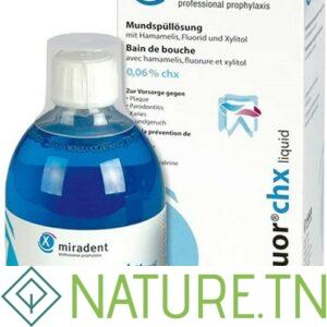 MIRADENT BAIN DE BOUCHE MIRAFLUOR CHX 500ML
