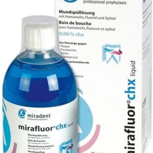 MIRADENT BAIN DE BOUCHE MIRAFLUOR CHX 500ML