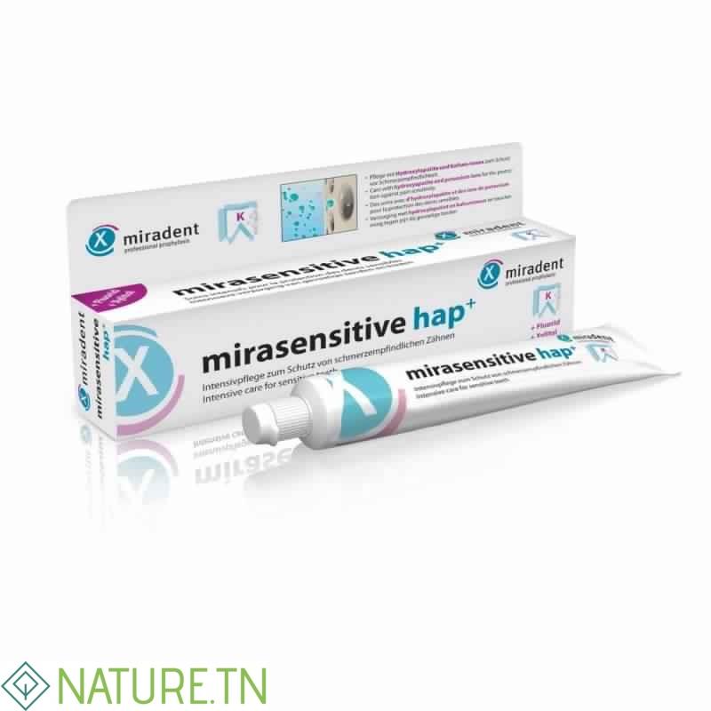 MIRADENT DENTIFRICE MIRASENSITIVE HAP+ 50ML 1 MIRADENT DENTIFRICE MIRASENSITIVE HAP+ 50ML 1
