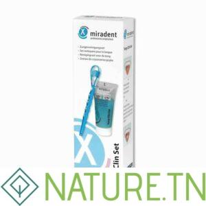 MIRADENT Tong-Clin Set (gel + gratte langue)