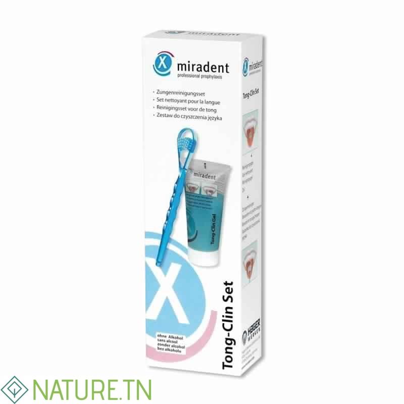 MIRADENT Tong-Clin Set (gel + gratte langue) 2 MIRADENT Tong-Clin Set (gel + gratte langue) 2