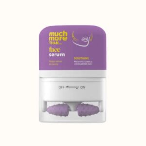 MUCH MORE THAN SERUM APAISANT VISAGE AVEC MASSEUR VIOLET 40ML