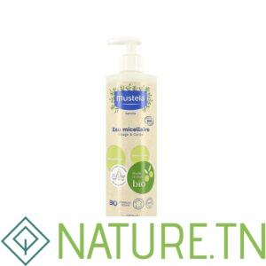 MUSTELA BIO EAU MICELLAIRE SANS RINCAGE 400ML