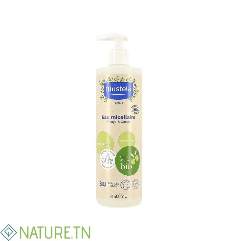 MUSTELA BIO EAU MICELLAIRE SANS RINCAGE 400ML 2