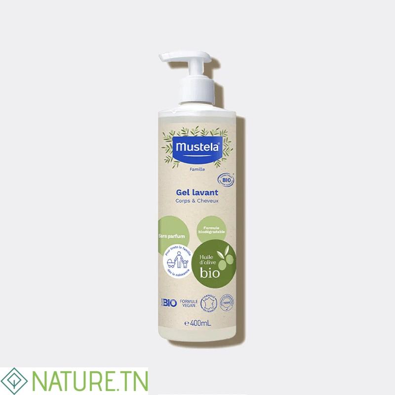 MUSTELA BIO GEL LAVANT CHEVEUX ET CORPS 400ML 1 MUSTELA BIO GEL LAVANT CHEVEUX ET CORPS 400ML 1