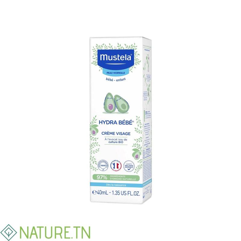 MUSTELA HYDRA BEBE CREME VISAGE 40ML 1 MUSTELA HYDRA BEBE CREME VISAGE 40ML 1