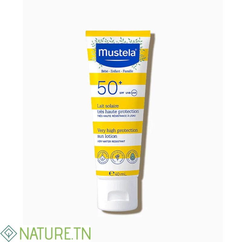 MUSTELA LAIT SOLAIRE TRES HAUTE PROTECTION SPF50+ 40ML 1