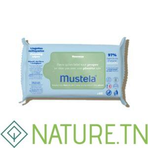 MUSTELA LINGETTES NETTOYANTES A L’AVOCAT BIO *60 LINGETTES