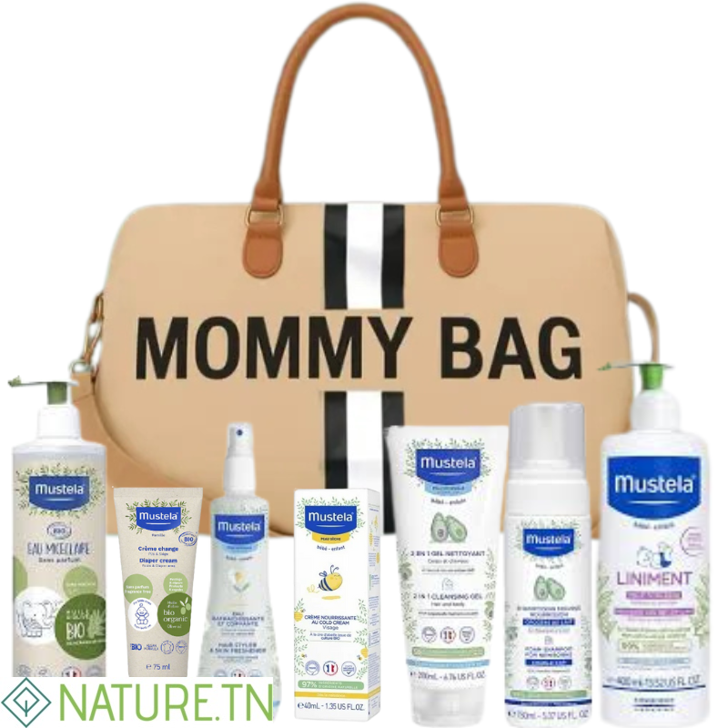 MUSTELA SAC BEBE MOMMY BAG 7 PRODUITS 2 MUSTELA SAC BEBE MOMMY BAG 7 PRODUITS 2