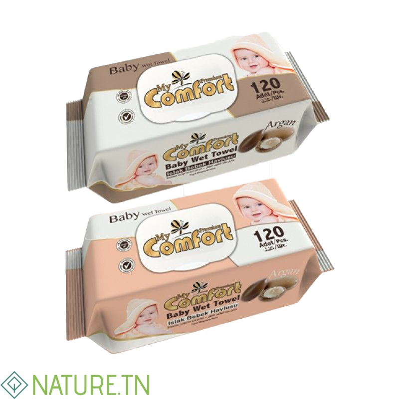 MY COMFORT PREMIUM LINGETTES BEBE 120 PIECES 2 MY COMFORT PREMIUM LINGETTES BEBE 120 PIECES 2