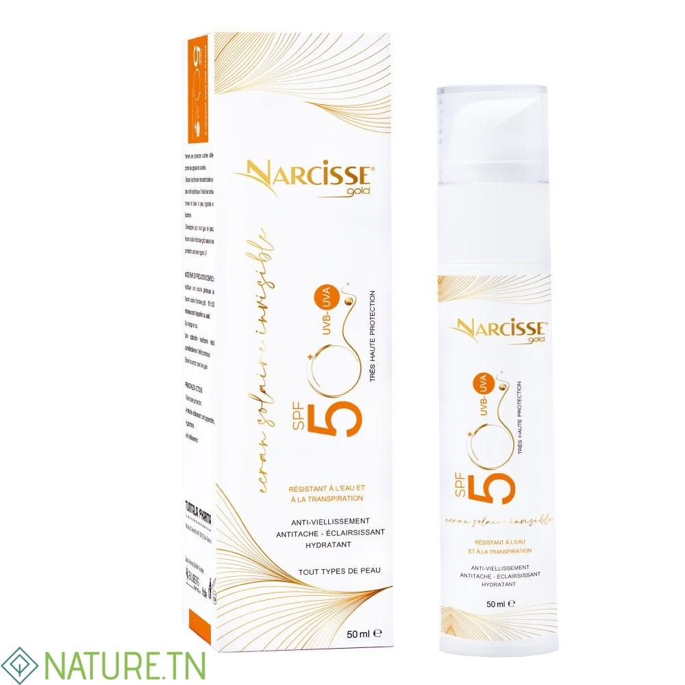 NARCISSE GOLD ECRAN SOLAIRE INVISIBLE SPF50+ 50ML 3 NARCISSE GOLD ECRAN SOLAIRE INVISIBLE SPF50+ 50ML