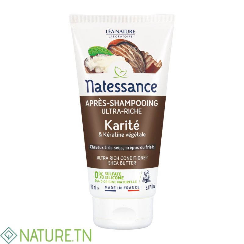 NATESSANCE APRES-SHAMPOOING ULTRA RICHE KARITE 150ML 1