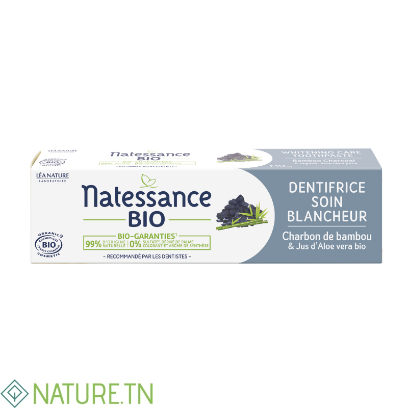 NATESSANCE DENTIFRICE BLANCHEUR BIO 3 NATESSANCE DENTIFRICE BLANCHEUR BIO