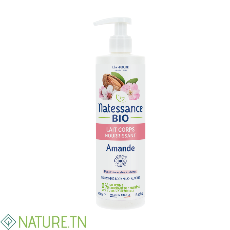 NATESSANCE LAIT CORPS NOURRISSANT AMANDE DOUCE 400ML 1