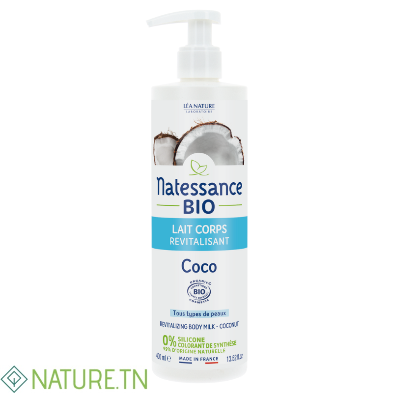 NATESSANCE LAIT CORPS REVITALISANT COCO 400ML 3 NATESSANCE LAIT CORPS REVITALISANT COCO 400ML
