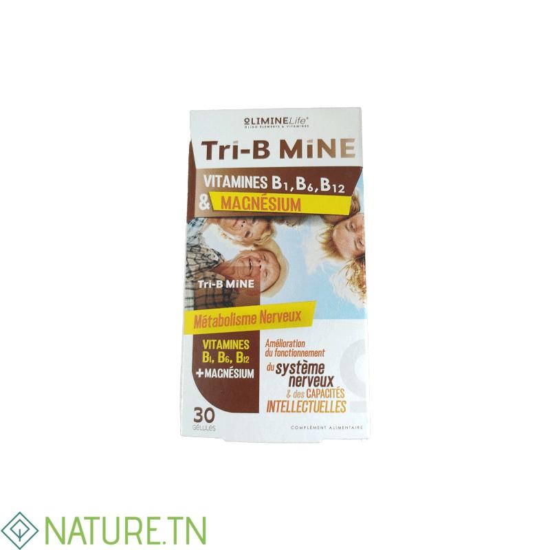 NATURALIUM TRI B MINE VITAMINES B1, B6, B12 & MAGNESIUM 30 GELULES 3 NATURALIUM TRI B MINE VITAMINES B1, B6, B12 & MAGNESIUM 30 GELULES