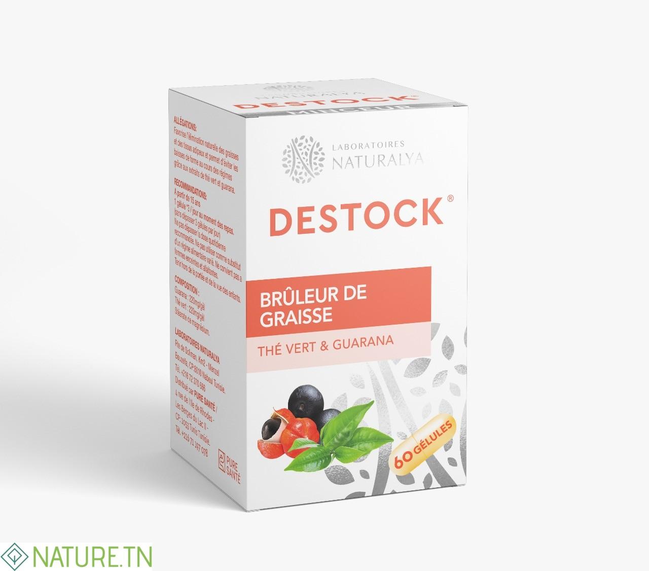 NATURALYA DESTOCK BRULEUR DE GRAISSES 60 GELULES 2 NATURALYA DESTOCK BRULEUR DE GRAISSES 60 GELULES 2