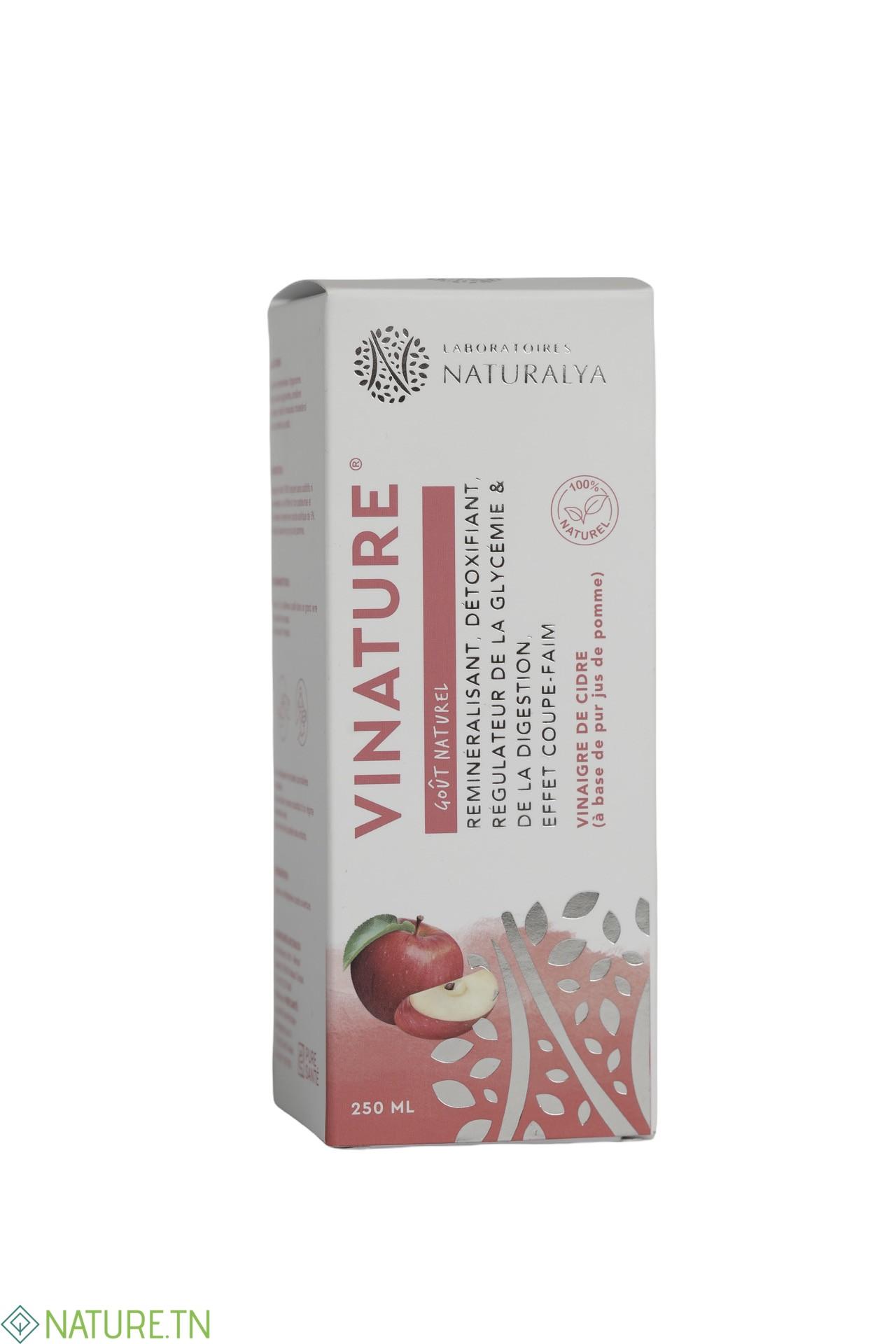 NATURALYA VINATURE VINAIGRE DE CIDRE GOUT NATUREL 250ML 2
