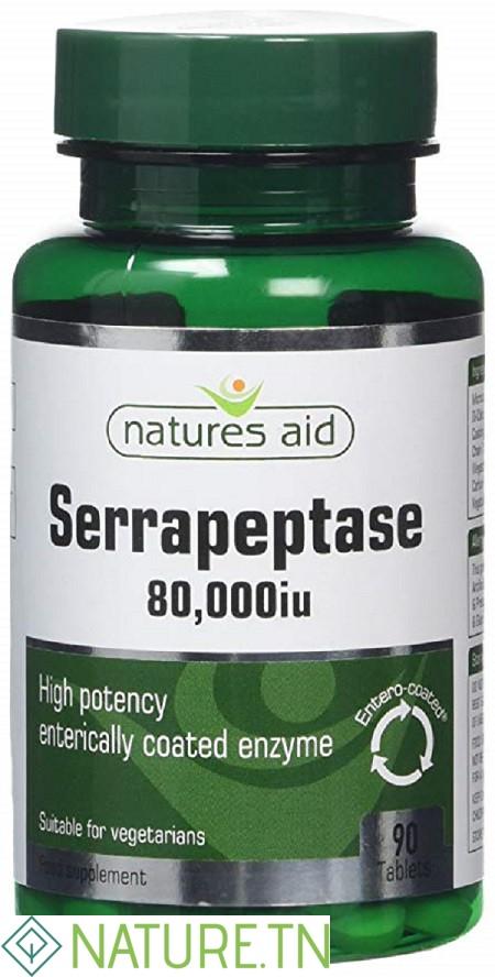 NATURES AID SERRAPEPTASE 90 TABLETS 1