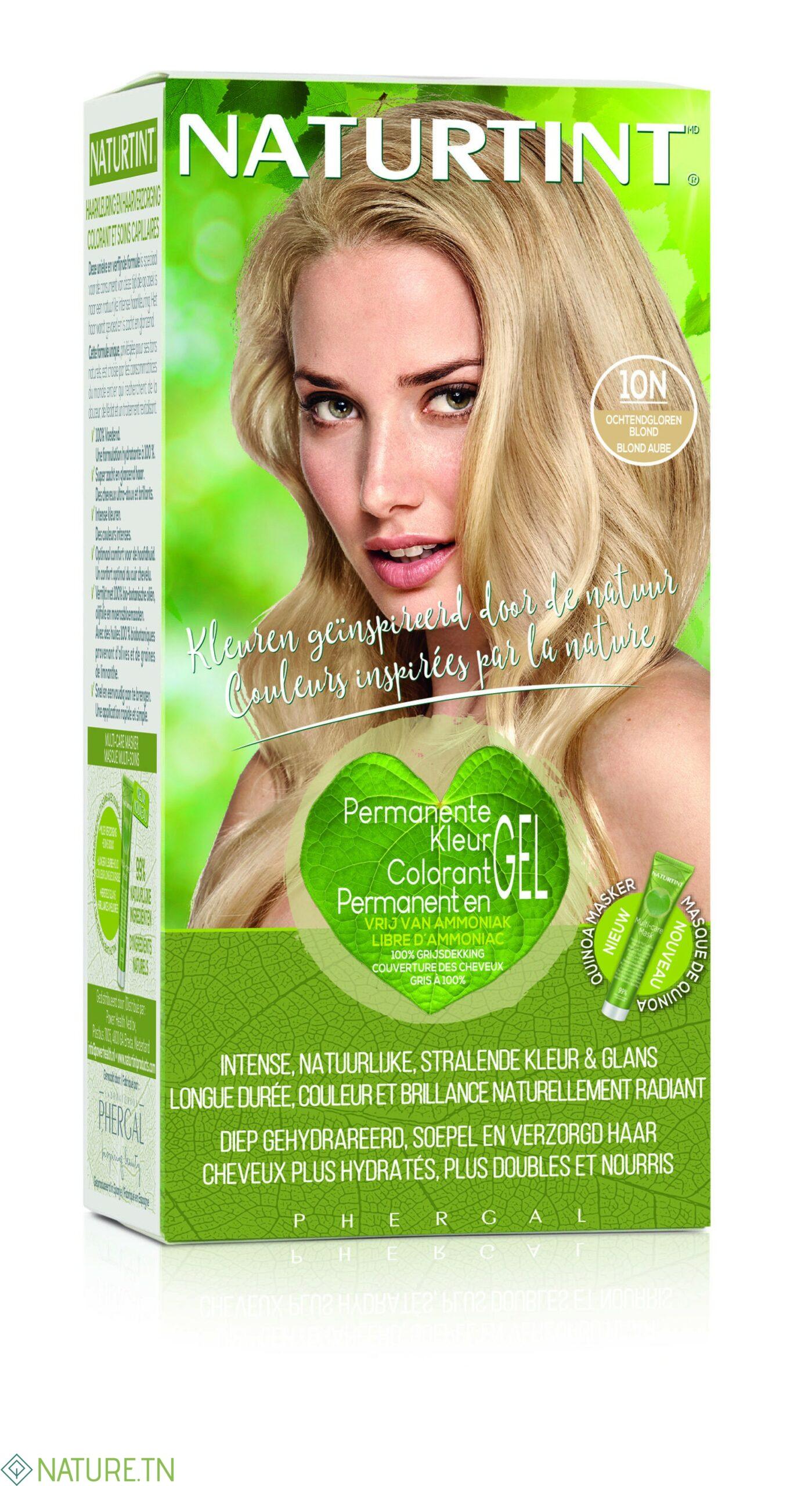NATURTINT COLORATION PERMANANTE 10N BLOND AUBE 170 ML 2 NATURTINT COLORATION PERMANANTE 10N BLOND AUBE 170 ML 2