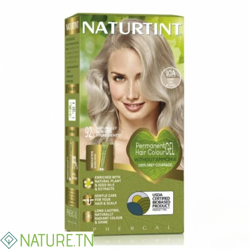 NATURTINT COLORATION PERMANENTE 10A BLOND CENDRE CLAIR 170ML 2 NATURTINT COLORATION PERMANENTE 10A BLOND CENDRE CLAIR 170ML 2