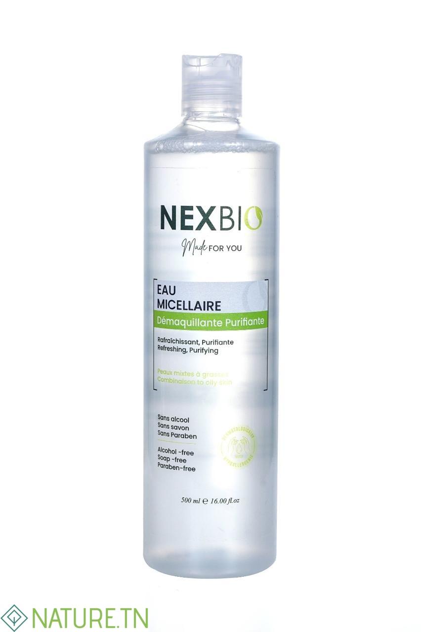 NEXBIO EAU MICELLAIRE 500ML 3 NEXBIO EAU MICELLAIRE 500ML