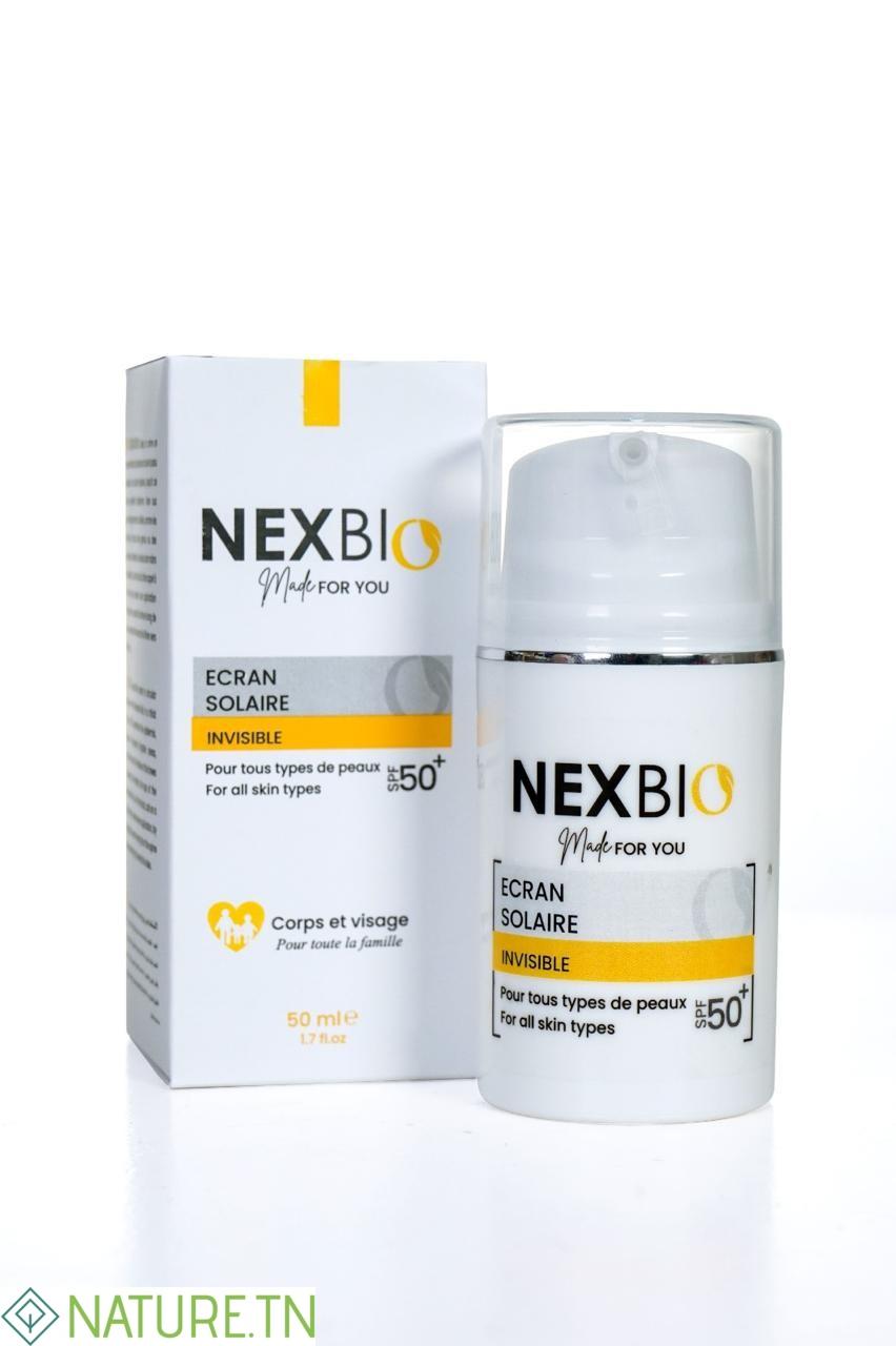 NEXBIO ECRAN SOLAIRE INVISBLE SPF50+ 50ML 3 NEXBIO ECRAN SOLAIRE INVISBLE SPF50+ 50ML