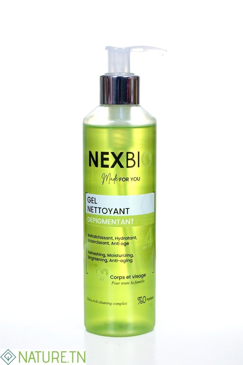 NEXBIO GEL NETTOYANT DEPIGMENTANT 250ML 3 NEXBIO GEL NETTOYANT DEPIGMENTANT 250ML