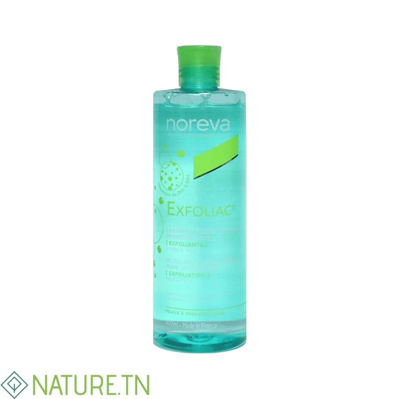 NOREVA EXFOLIAC EAU MICELLAIRE NETTOYANTE DEMAQUILLANTE PEAUX A IMPERFECTIONS 400ML 1 NOREVA EXFOLIAC EAU MICELLAIRE NETTOYANTE DEMAQUILLANTE PEAUX A IMPERFECTIONS 400ML 1
